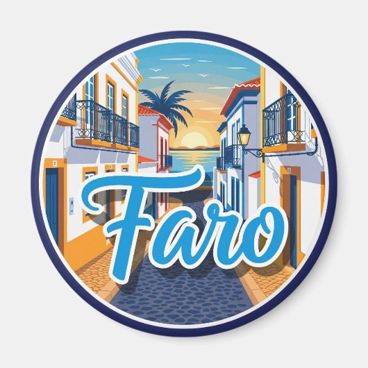 Faro Algarve Magnet (Vorne)