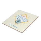 Faro Algarve Portugal Retro Sukkuline Vintag Fliese (Seite)