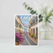 Faro Algarve Postkarte (Stehend Vorderseite)