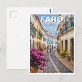 Faro Algarve Postkarte (Vorne/Hinten)
