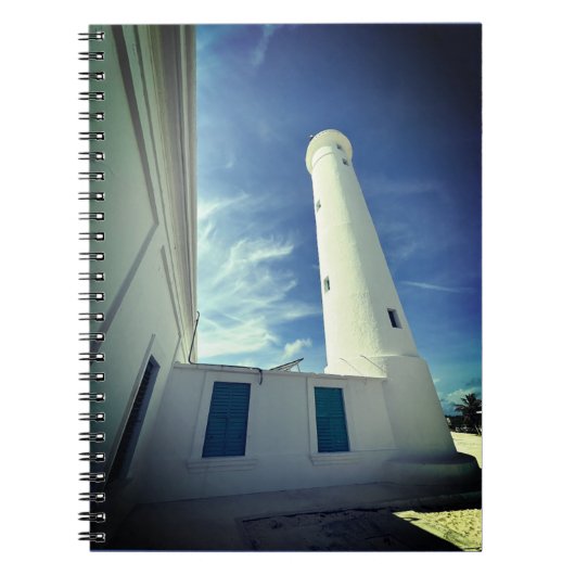 Faro de Punta Celarayn Cozumel Lighthouse Notebook Notizblock (Vorderseite)