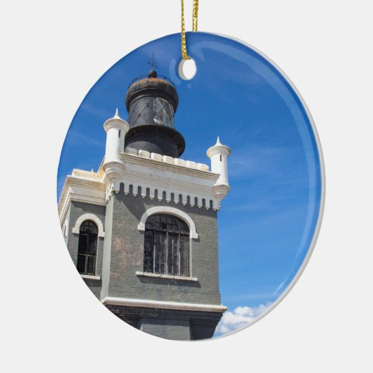 Faro Leuchtturm Keramik Ornament (Links)