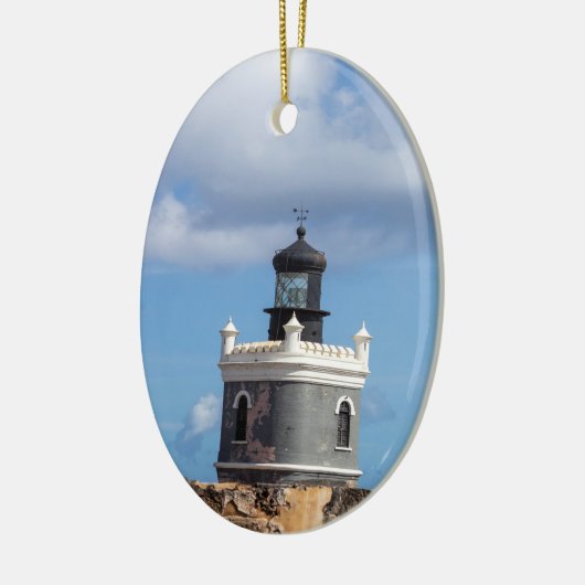 Faro Leuchtturm Keramik Ornament (Links)