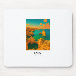 Faro - Portugal Reiseplakat Mousepad