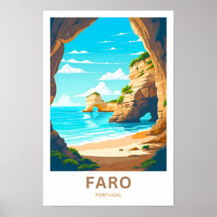 Faro Portugal Travel Print Poster