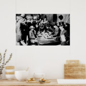 FARO SPIEL ORIENT SALOON c. 1900 - ARIZONA Poster (Küche)