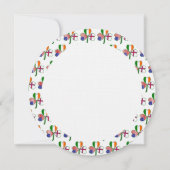 Faroe Islander Irish USA Kleeblatt Birthday Einladung (Rückseite)