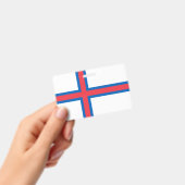 Faroe Islands flag Ausweis (Handheld)