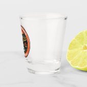Färöer Dänemark Reisen Kunst Abzeichen Schnapsglas (Rechts)