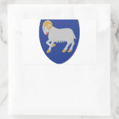 Färöer (Dänemark) Wappen-Coat Rechteckiger Aufkleber (Tasche)