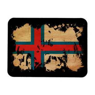 Färöer-Flagge Magnet