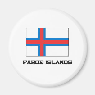 Färöer-Flagge Magnet
