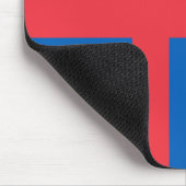 Färöer-Flagge Mousepad (Ecke)