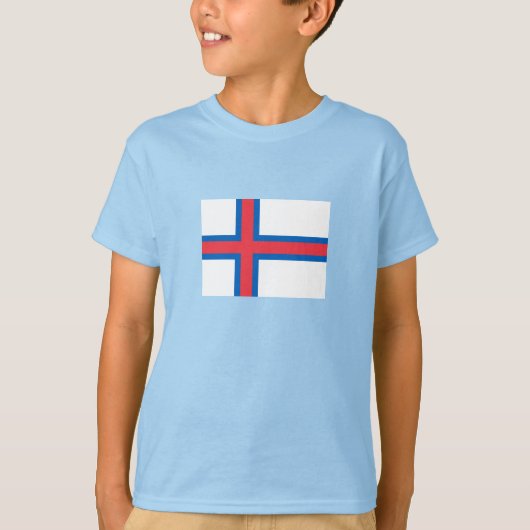 Färöer-Flagge T-Shirt (Vorderseite)
