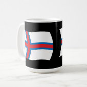 Färöer-Flagge Tasse (Vorderseite Links)