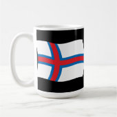 Färöer-Flagge Tasse (Links)