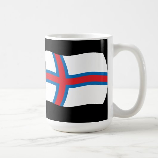Färöer-Flagge Tasse (Rechts)