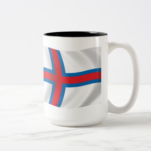 Färöer-Flagge Tasse (Rechts)