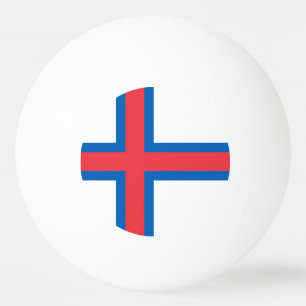 Färöer-Flagge Tischtennisball