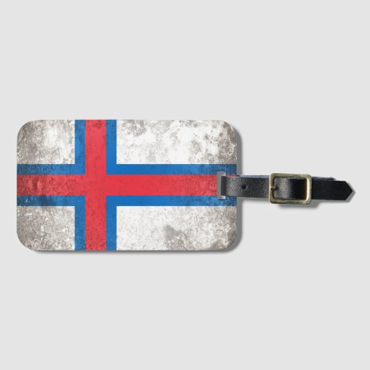 Färöer Gepäckanhänger (Vorderseite (Horizontal))