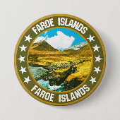 Färöer-Inseln Button (Vorderseite)