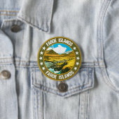 Färöer-Inseln Button (Beispiel)
