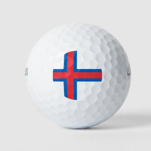Färöer-Inseln-Flagge Golfball