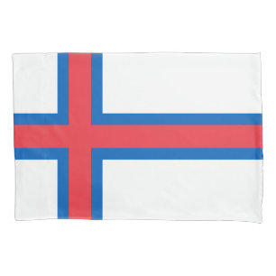 Färöer-Inseln-Flagge Kissenbezug