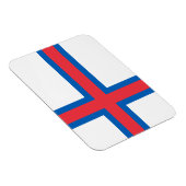 Färöer-Inseln-Flagge Magnet (Rechte Seite)