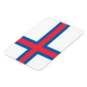 Färöer-Inseln-Flagge Magnet (Linke Seite)