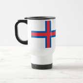 Färöer-Inseln-Flagge Reisebecher (Links)