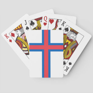 Färöer-Inseln-Flagge Spielkarten