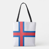 Färöer-Inseln-Flagge Tasche (Rückseite)