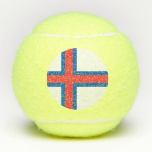 Färöer-Inseln-Flagge Tennisbälle