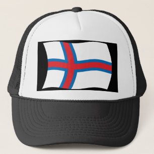 Färöer-Inseln-Flaggenmütze Truckerkappe