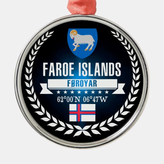 Färöer Ornament Aus Metall (Vorne)