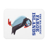 Färöer Puffvogel Magnet (Horizontal)