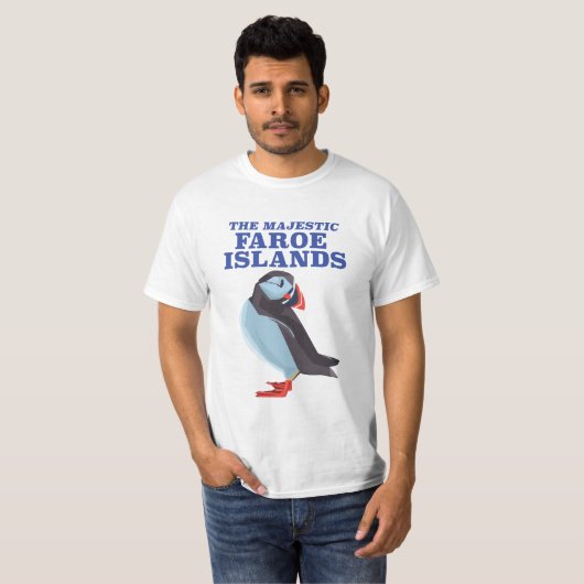 Färöer Puffvogel T-Shirt (Vorne ganz)
