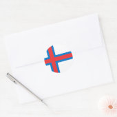 Färöer Runder Aufkleber (Umschlag)