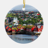 Färöer (Torshavn) Keramik Ornament (Vorne)