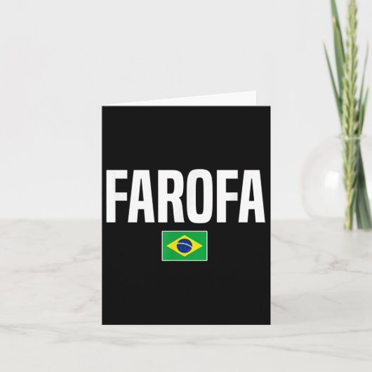 Farofa Brasilien Brasilien Karte (Vorderseite)