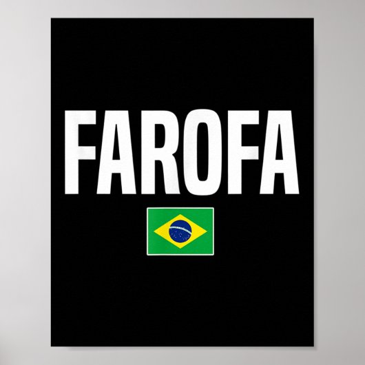 Farofa Brasilien Poster (Vorne)