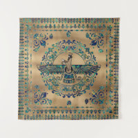 Farohar - Faravahar - Fravashi-Marmor und Gold