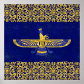 Farohar - Faravahar - Fravashi Poster (Vorne)