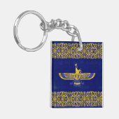 Farohar - faravahar - Fravashi Schlüsselanhänger (Vorderseite links)