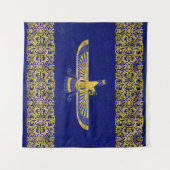 Farohar - faravahar - Fravashi Wandteppich (Vorderseite (Horizontal))