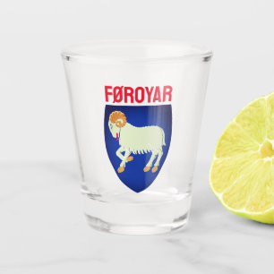 Färöisches Wappen (DÄNEMARK) Schnapsglas