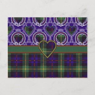 Farquarson Scottish Tartan Postkarte