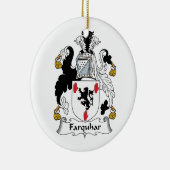 Farquhar Familienwappen Keramikornament (Rechts)