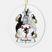Farquhar Familienwappen Keramikornament (Links)